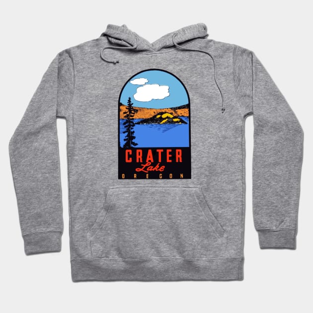 Crater Lake Hoodie by Midcenturydave